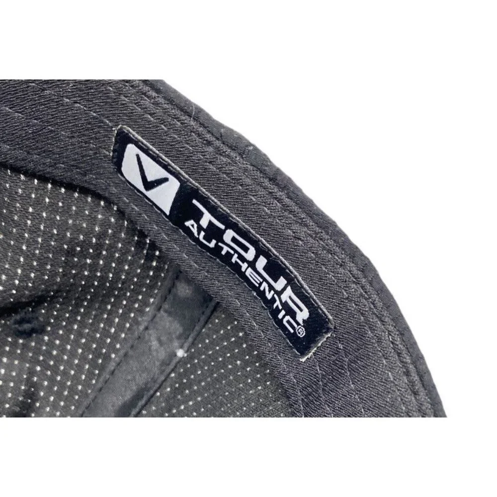 Callaway Golf Hat Rogue Odyssey Black Cap Adjustable Tour Authentic Chrome Soft - Picture 7 of 7